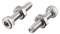 sourcing map 50 Stück M2 x 10 mm Zylinderschrauben Rändelschrauben mit Innensechskant Schrauben Muttern Zylinderkopfschrauben Edelstahl Maschinenschrauben