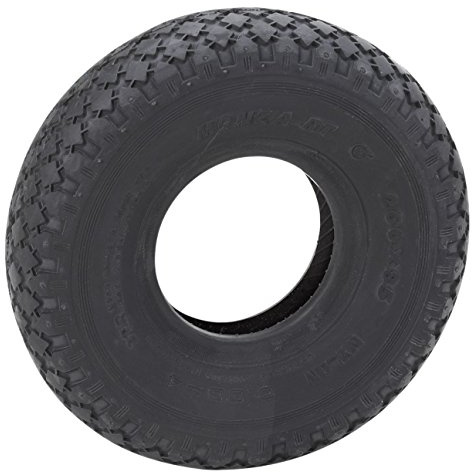 Metafranc Decke Ø 260 mm, für Luftrad - Blockprofil - Typ 3.00 - 4 / Luftrad-Zubehör / Decke für Sackkarrenrad / Mantel / Reifen mit Blockprofil / Ersatzdecke / Sackkarrenreifen / 810170