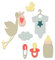Sizzix 661704 Thinlits Stanzen Set 13 Stück-Neues Baby von Debi Potter, Steel, multicolour, 23.5 x 8.1 x 0.2 cm