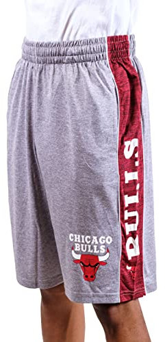 NBA Herren Basketball-Shorts Mesh Athletic Active, Herren, Mesh Athletic Active Basketball Shorts, Grau meliert, X-Large