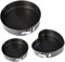 GRP 3x MOLDES PARA TARTAS PASTELES BANDEJA DESMONTABLE MOLDE ANTIADHERENTE TARTERA