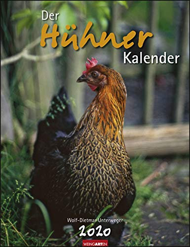 Der Hühnerkalender - Kalender 2020 - Weingarten-Verlag - Wolf-Dietmar Unterweger - Wandkalender mit Platz für Eintragungen - 30,0 cm x 39,0 cm