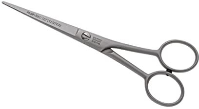 Haarschere Friseurschere Bartschere - Solinger Haarschere - spezielle Mikroverzahnung- ohne Haken- hergestellt in Solingen-rostfrei- matt- verschiedene Längen- (5 - 12,5cm)