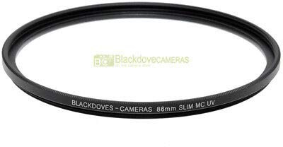 86mm. filtro UV Slim MC Blackdove-cameras. Ultra violet filter, Multi Coated.