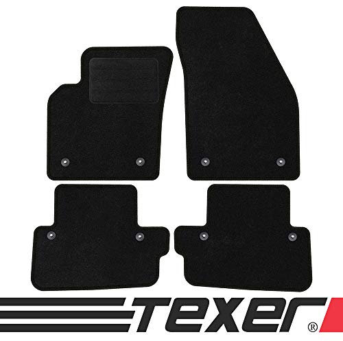 TEXER Textil Fußmatten Passend für Volvo C70 II Bj. 2006-2013 Basic