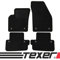 TEXER Textil Fußmatten Passend für Volvo C70 II Bj. 2006-2013 Basic