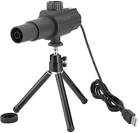 Hopcd Smart USB Digital Telescope, 2MP 70X Zooming Monocular Telescope with Tripod, Support Motion Detection/Video Recording/Live Web Streaming, USB Camera Telescope