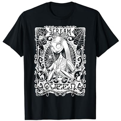 Nightmare Before Christmas Scream Queen Sally Playing Card T-Shirt