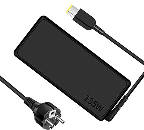20V 6.75A 135W Laptop Netzteil Ladekabel Ladegerät für Lenovo ADL135NDC3A ADL135NLC3A ADL135NCC3A Thinkpad T440P T450P T460P T470P T540P T550P W540 W550 Workstation Legion Y7000 Y520 AC Adapter