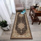cozily® Runner Rug, Soft Pile Traditional Vintage Carpet Runners for Hallways Long Stair Bedroom Living Room Kitchen Rugs - 60 x 220 Cm - Rome Brown