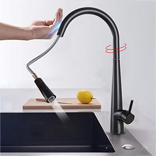 TOUCH SENSOR COCINA GRACIAS DE LA COCINA PULLIDA EL MEZCLADOR DE CONTROL DE INTELIGENTE Tap Tap Spray 2 maneras Touch Sensor Gorrar la cocina Grifo