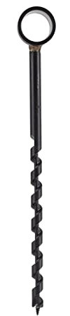 Perceuse à tarière à bois,perceuse à tarière manuelle facile à transporter vis autotaraudeuse noire pour le travail du bois(10‑230 mm/0, 39‑9, 06 pouces)