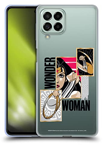 Head Case Designs Offizielle Wonder Woman DC Comics Waffen Grafik Kunstarten Soft Gel Handyhülle Hülle kompatibel mit Samsung Galaxy M53 (2022)