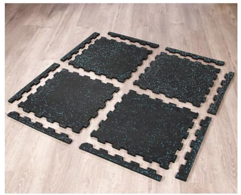 Sport-Tec Bodenschutzmatte, 4 Matten je 50x50 cm, Puzzlematte, Puzzle-Boden