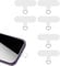 SAVITA 6 Stück Handy Lanyard Pads, Transparent Crossbody Universale Handykette Telefon Patch Strapazierfähig Multifunktional Handy Lanyard Patch für iPhone die Meisten Smartphones, Ohne Klebstoff