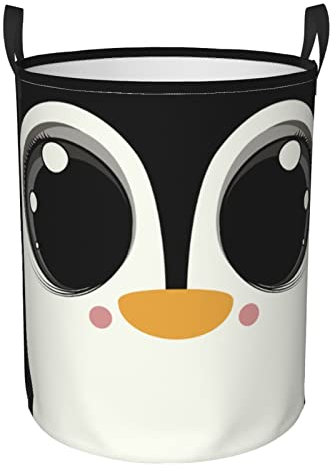 Pinguin-Wäschekorb, Wäschekorb, faltbarer Aufbewahrungsbehälter, Kleiderkörbe, Kinderzimmer für Zuhause, Büro, Wohnheim