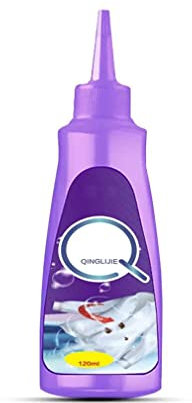 Waschmittel mit aktivem Enzym, Active Enzyme Laundry Stain Remover, Aktiver Enzym-Wäschefleckentferner, Tiefenreinigung Waschmittel für alle Textilien,Weißes Hemdschutz (Purple)