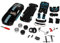 Generisch Ford Mustang VI Coupe Schwarz Ab 2014 Bausatz Kit 1/24 Modell Auto mit individiuellem Wunschkennzeichen