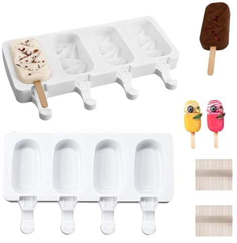Moldes de silicona para helados, moldes para helados, sin BPA, moldes para tartas, helados, moldes para helados, moldes para helados, moldes para helados, moldes para postres