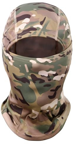 SHSHbuy Sturmhauben,Camo Gesichtsmaske Gesichtshaube,Skimaske Motorradmaske Hals Gaiter UV-Schutz Balaclavas für Herren Damen Motorrad Radfahren Sport(Mehrfarbig)