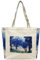 BROADREAM Niedliche Schultertasche aus Segeltuch, ästhetisch, mit Reißverschluss, Buch-Tragetasche mit Innentasche, für Damen, zum Einkaufen und Reisen, tolles Geschenk für Studenten, Lehrer, Mutter,
