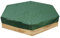 NCONCO Sechseckige Sandkastenabdeckung, Sechseckige Sandkastenplane Sandkastenabdeckung Abdeckplane Sandkasten für Spielzeug Garten Grün Outdoor (175x150cm)