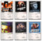 Tokio Hotel Ablum Cover-Poster (6er-Set) Musikband-Wandkunst, Leinwandposter, Raumdekoration, Geschenk, ungerahmt, 20 x 30 cm
