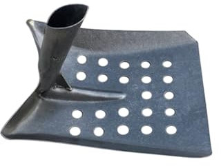 Pala per setacciare il fango, paletta da giardino, paletta per scavare sabbia, paletta per carbone in metallo, pala da caccia al tesoro, pala per pulizia di fanghi nelle fogne, manico non incluso