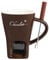 Ceramic Chocolate Fondue Mug - Melting Butter Pot with Fork, Cheese Warmer Cup, Butter Fondue Heated (NO CANDLE) 0808
