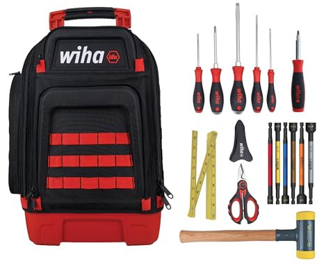 Wiha 91875 15 Piece Industrial MRO Tool Kit in Heavy Duty Backpack