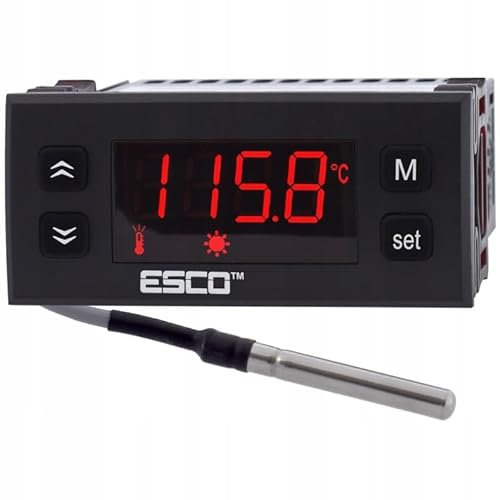 ESCO ES10 Digital Temperature Controller with LED Display, Probe Sensor, Industrial Grade