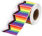 SANNIX 500Pcs Pride Stickers Roll, 2 x 1.2 Inch Progress Pride Rainbow Flag Sticker Decal, LGBTQ Stickers, Self Adhesive Rectangle Sticker for LGBTQ Pride Month Parades Event