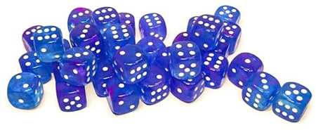Chessex - Nebula 12mm D6 Dice Block - Aura