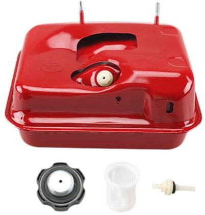 Jiuvaso Réservoir de Remplacement pour Mini motoculteur GX390 et Pompe à Eau, Rouge