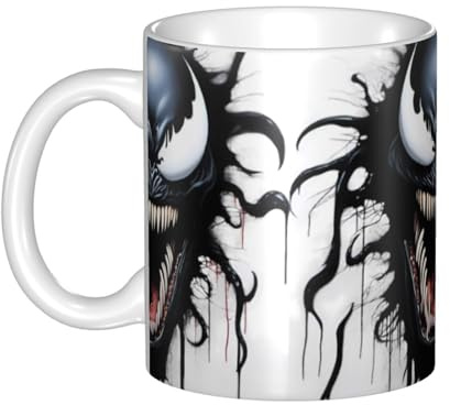 YYHHAOFA Venom illustrations Prints mug ceramic Mugs for cappuccino, latte, cereal, yogurt, milk, hot or cold drinks Micro-wave oven