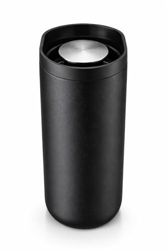 Doria Vacuum Insulated Stainless Steel Cup- Double Wall Travel Tumbler with Lid, Durable Reusable Cup for Hot & Cold Drinks, Portable Insulated Coffee Mug for Home or Outdoors (Coffee Cup 230ML)