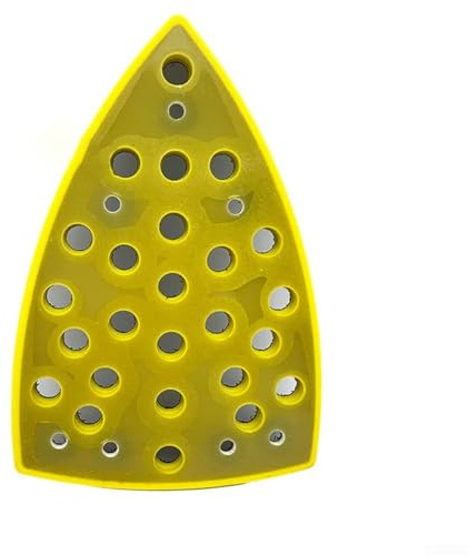 Die Schleifpads passen perfekt auf Dreieckschleifer; enthält ein innovatives Design mit insgesamt 32 Löchern