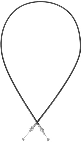 SEWACC Hydraulisches Ersatzkabel für Friseurstuhl mit Gummibasis Edelstahl Kabel 114cm Höhenverstellbar Salonstuhlkabel für Salon und Bürosessel