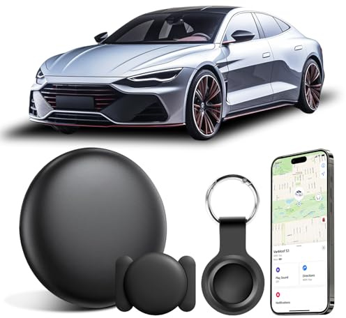 GPS Tracker Magnetisch für Auto, Mini Auto Tracker mit App, Globales GPS Ortungsgerät, Versteckter Fahrzeug, Kein ABO, Bluetooth & Magnet (1 Stück)