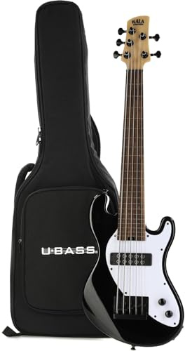 Kala Solid Body 5-String Black Fretless U•BASS®