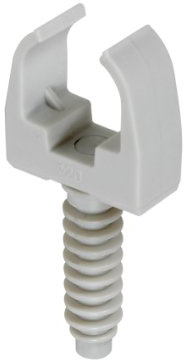 Domino Electricity | Schnellkupplung elektrisch | Elektrischer Draht | Elektrischer Anschluss | 10 Dübel D20mm Grau, Ø 20 mm | Debflex | 709071