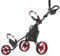Caddytek Unisex-Erwachsene CaddyLite Superlite Golfwagen mit 3 Rädern Golf Schubkarre, schwarz/red