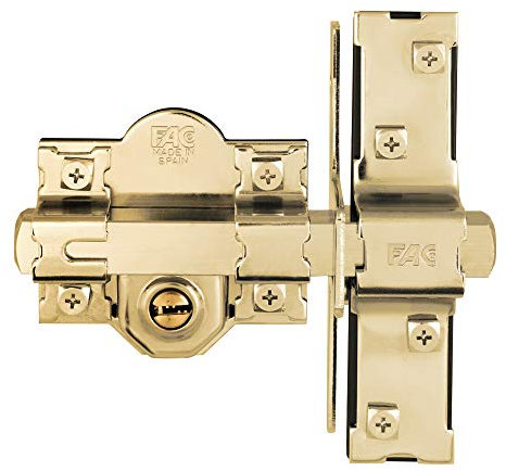 FAC 946-LP/80 - Cerrojo UVE, acabado dorado