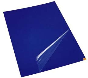Cleanroom Sticky Tac Tacky Mats 90cm x 60cm Blue (50) Contamination Control Perfect for Cleanrooms, Construction Sites, Hospitals, Clinics, Tattoo Studios