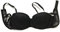 Reggiseno Push Up Fascia in Pizzo Imbottita con Interno in Silicone Love and Bra Modello Claudia (3, Nero)