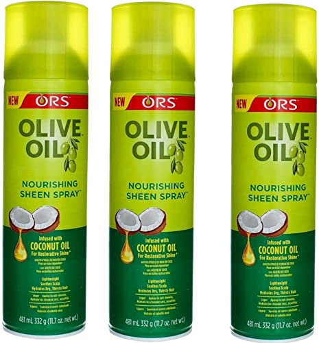 ORS Bio-Glanzspray mit Olivenöl, 455 ml, 3 Stück