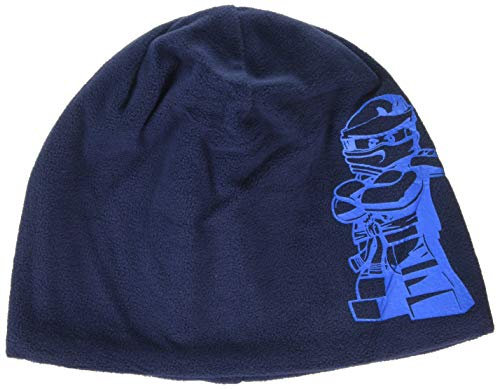 Lego Wear Jungen Lego Ninjago LWALFRED 725-Fleecemütze Mütze, Blau (Dark Navy 590), (Herstellergröße:52)