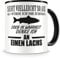 Samunshi® Angel Tasse Fisch - Lachs Tasse - Angler Geschenke für Männer Angel Zubehör Geschenk für Angler Zubehör
