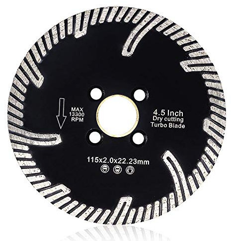 Diamant-Turbo Schneidmesser für Granit und Marmor, Sägeblätter, 4.5