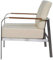 Jet-Line | Exklusiver Garten Sessel mit Edelstahlrahmen | Stuhl für Gartenset Aphrodite | Creme | Design | Hochwertig | Lounge | Neu